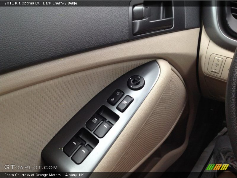 Dark Cherry / Beige 2011 Kia Optima LX