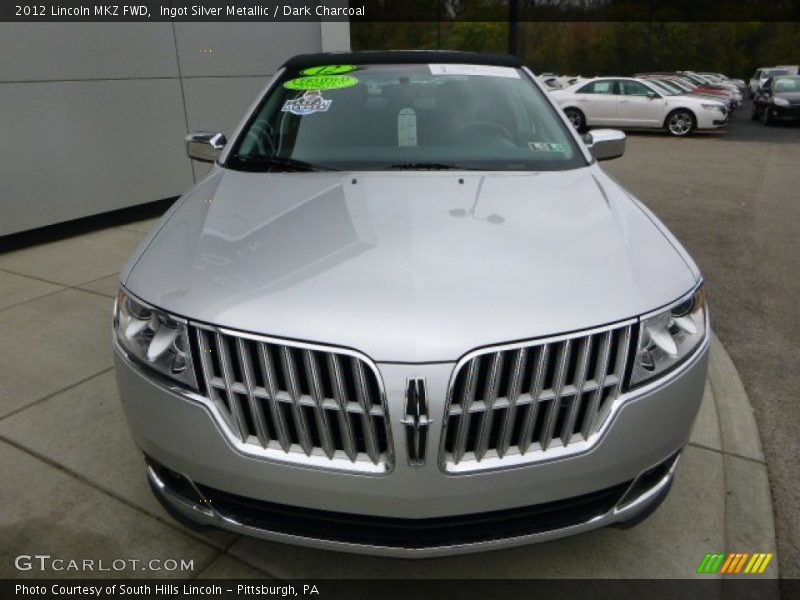 Ingot Silver Metallic / Dark Charcoal 2012 Lincoln MKZ FWD