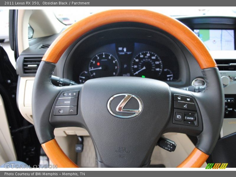 Obsidian Black / Parchment 2011 Lexus RX 350