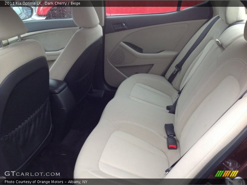 Dark Cherry / Beige 2011 Kia Optima LX
