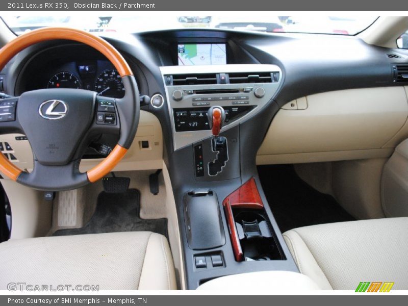 Obsidian Black / Parchment 2011 Lexus RX 350