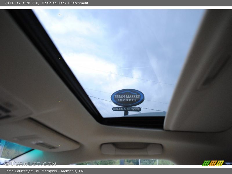 Obsidian Black / Parchment 2011 Lexus RX 350