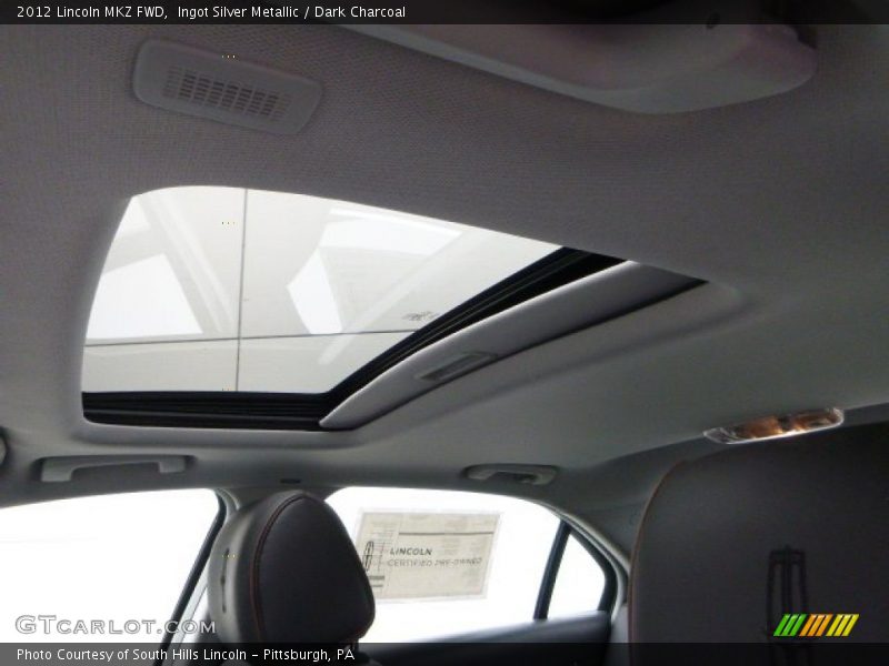 Ingot Silver Metallic / Dark Charcoal 2012 Lincoln MKZ FWD