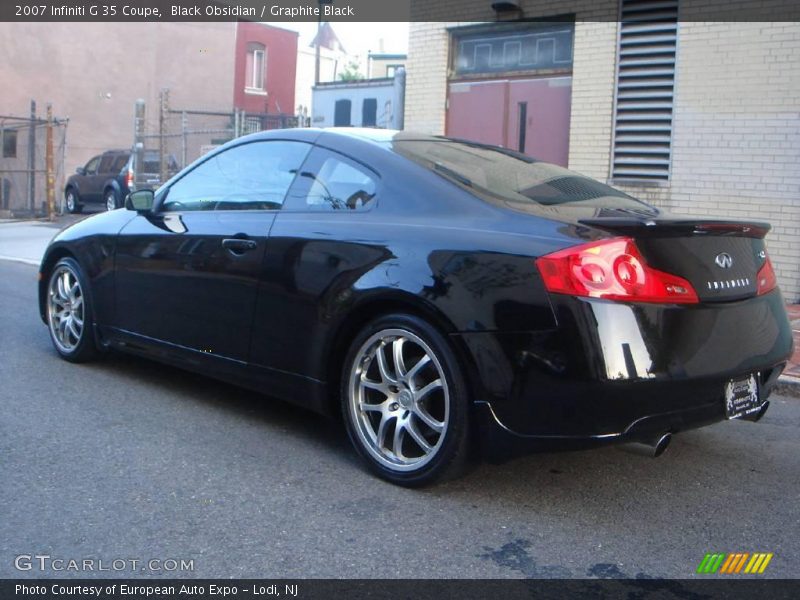 Black Obsidian / Graphite Black 2007 Infiniti G 35 Coupe