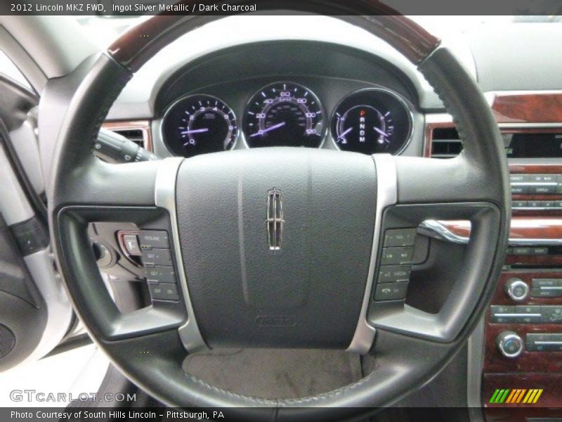 Ingot Silver Metallic / Dark Charcoal 2012 Lincoln MKZ FWD