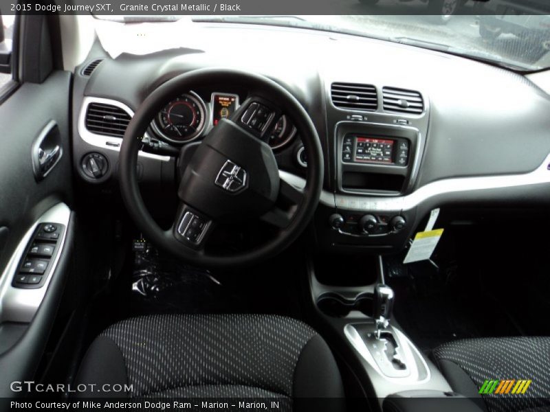 Granite Crystal Metallic / Black 2015 Dodge Journey SXT