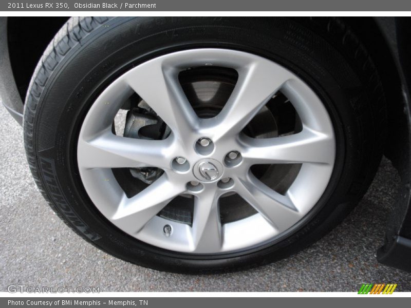 Obsidian Black / Parchment 2011 Lexus RX 350