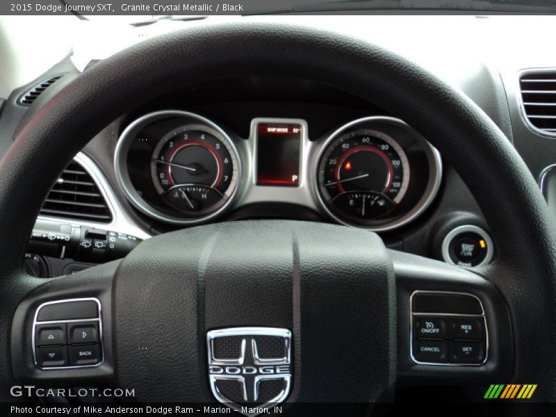 Granite Crystal Metallic / Black 2015 Dodge Journey SXT
