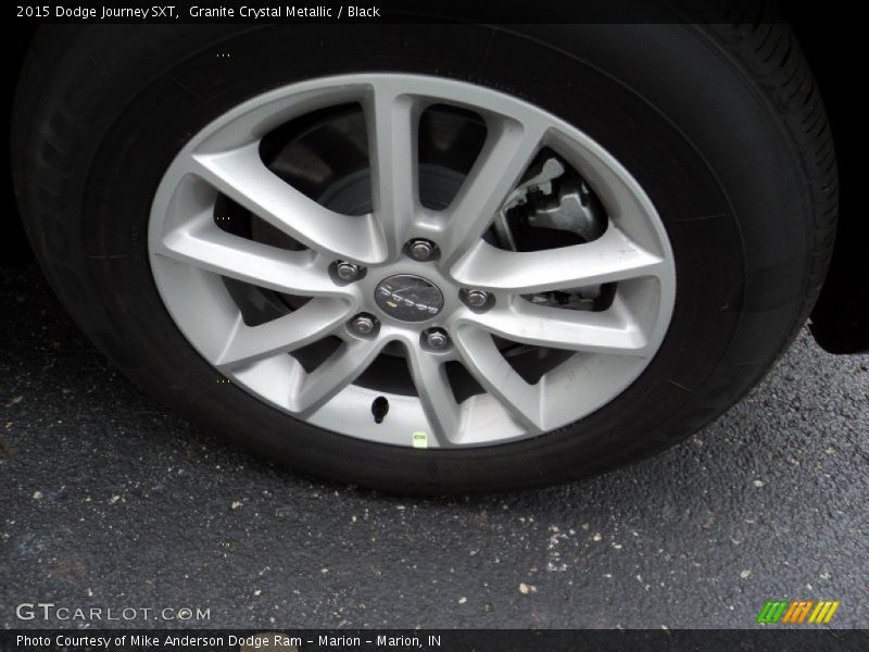 Granite Crystal Metallic / Black 2015 Dodge Journey SXT