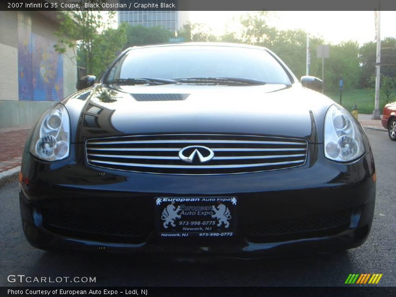 Black Obsidian / Graphite Black 2007 Infiniti G 35 Coupe