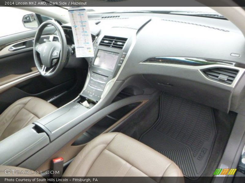 Dashboard of 2014 MKZ AWD