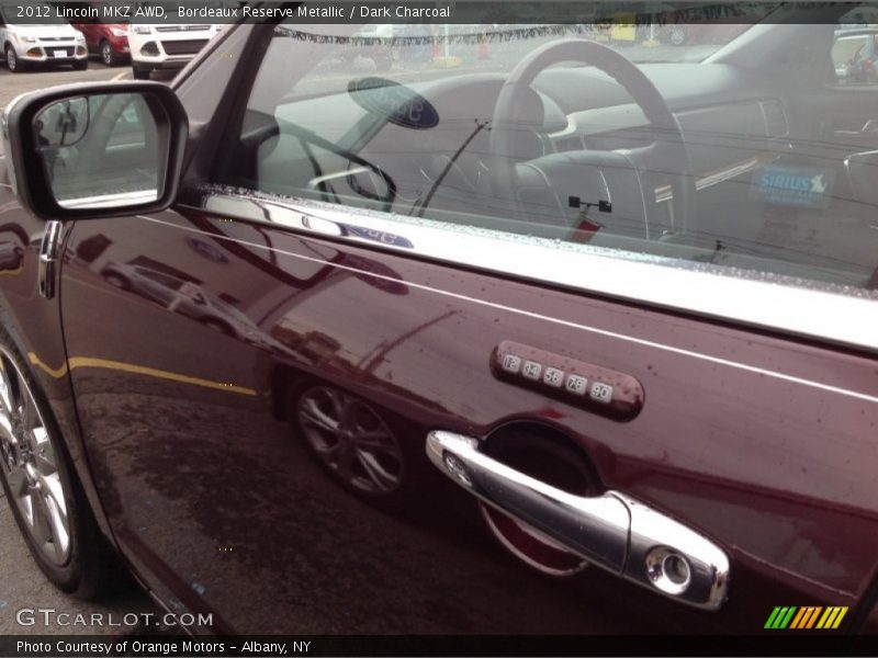 Bordeaux Reserve Metallic / Dark Charcoal 2012 Lincoln MKZ AWD