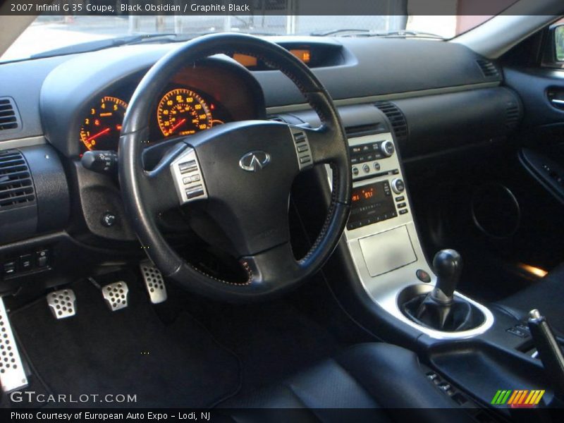 Black Obsidian / Graphite Black 2007 Infiniti G 35 Coupe