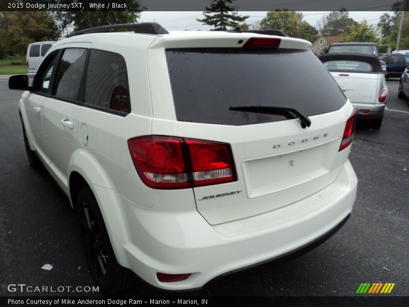 White / Black 2015 Dodge Journey SXT