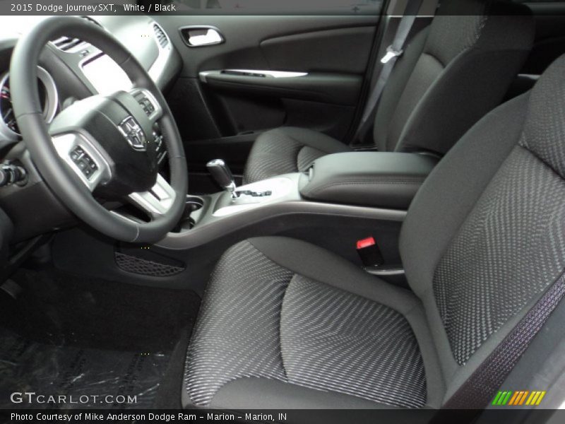 White / Black 2015 Dodge Journey SXT