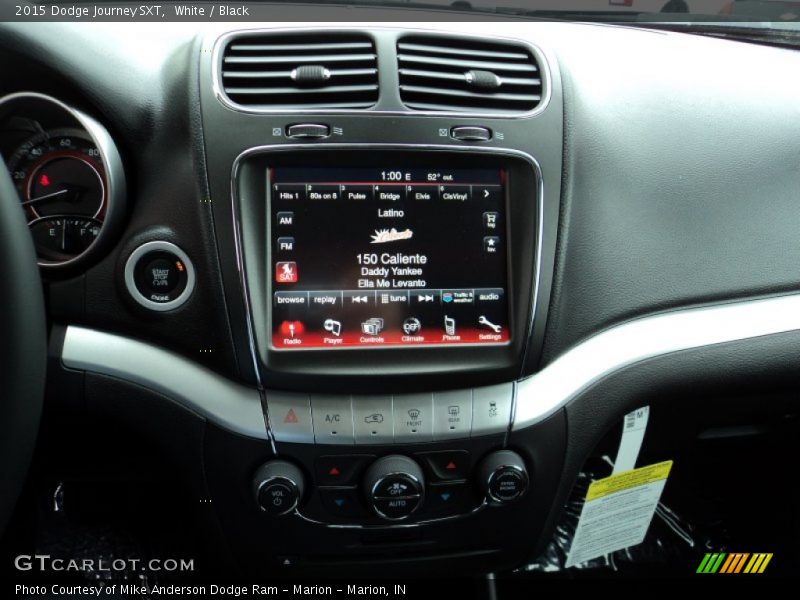 White / Black 2015 Dodge Journey SXT