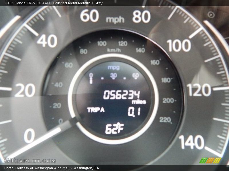 Polished Metal Metallic / Gray 2012 Honda CR-V EX 4WD