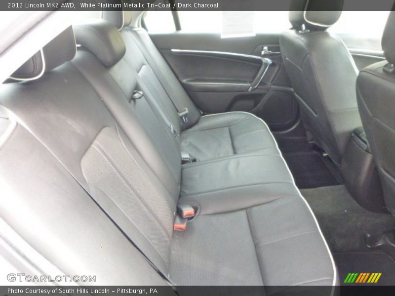 White Platinum Metallic Tri-Coat / Dark Charcoal 2012 Lincoln MKZ AWD