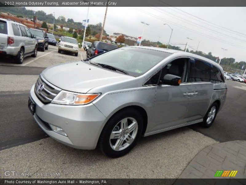 Alabaster Silver Metallic / Gray 2012 Honda Odyssey Touring