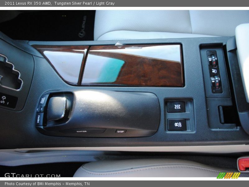 Tungsten Silver Pearl / Light Gray 2011 Lexus RX 350 AWD