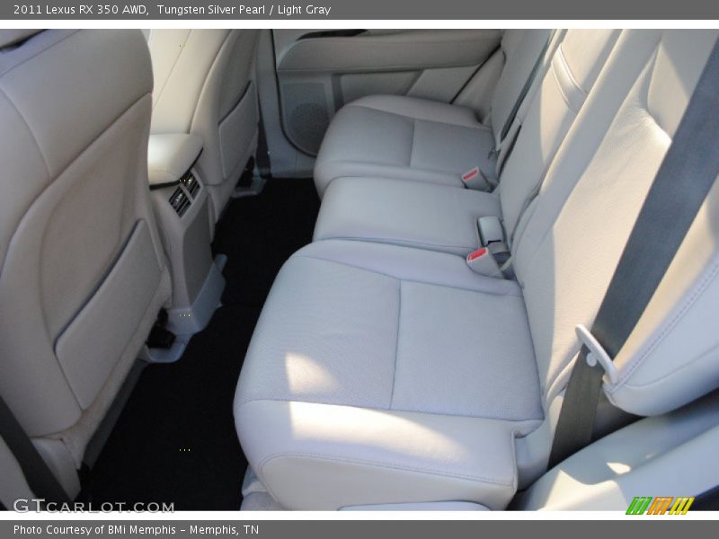 Tungsten Silver Pearl / Light Gray 2011 Lexus RX 350 AWD