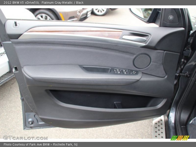Platinum Gray Metallic / Black 2012 BMW X5 xDrive50i