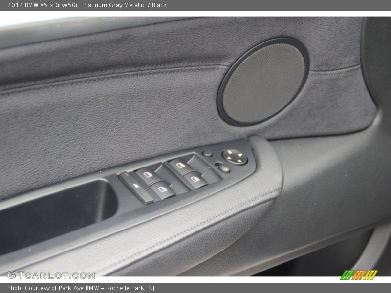 Platinum Gray Metallic / Black 2012 BMW X5 xDrive50i