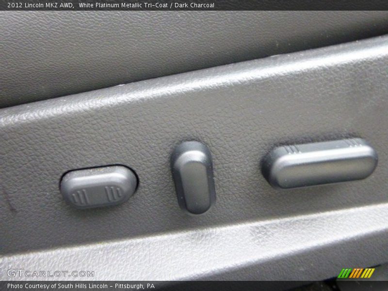 White Platinum Metallic Tri-Coat / Dark Charcoal 2012 Lincoln MKZ AWD