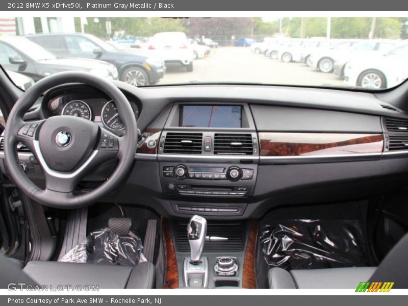 Platinum Gray Metallic / Black 2012 BMW X5 xDrive50i
