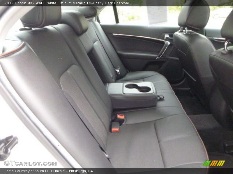 White Platinum Metallic Tri-Coat / Dark Charcoal 2012 Lincoln MKZ AWD
