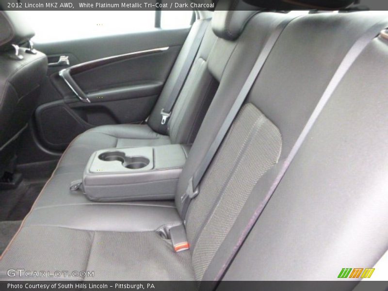 White Platinum Metallic Tri-Coat / Dark Charcoal 2012 Lincoln MKZ AWD