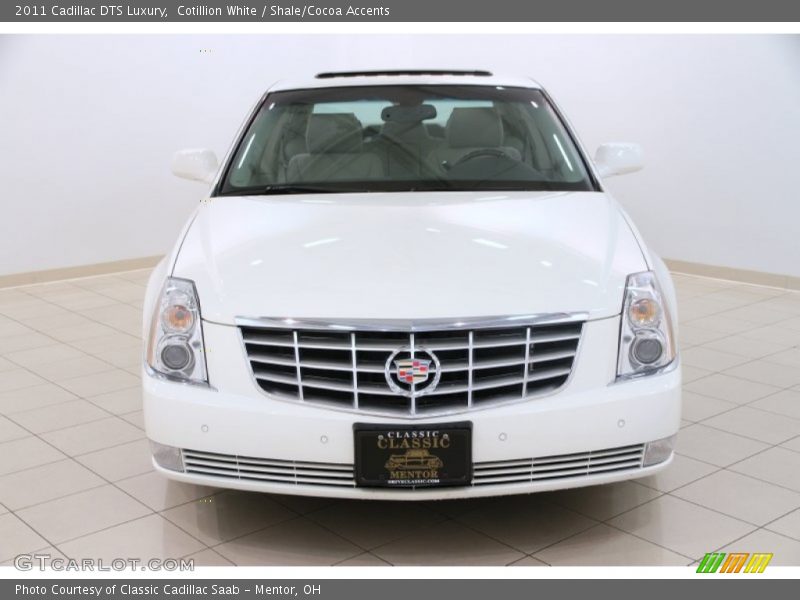 Cotillion White / Shale/Cocoa Accents 2011 Cadillac DTS Luxury
