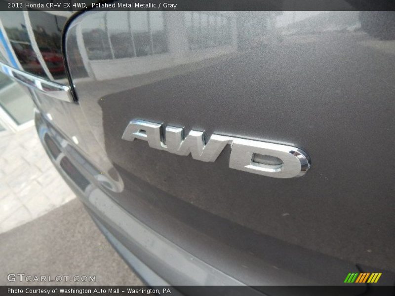 Polished Metal Metallic / Gray 2012 Honda CR-V EX 4WD