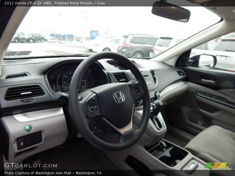 Polished Metal Metallic / Gray 2012 Honda CR-V EX 4WD