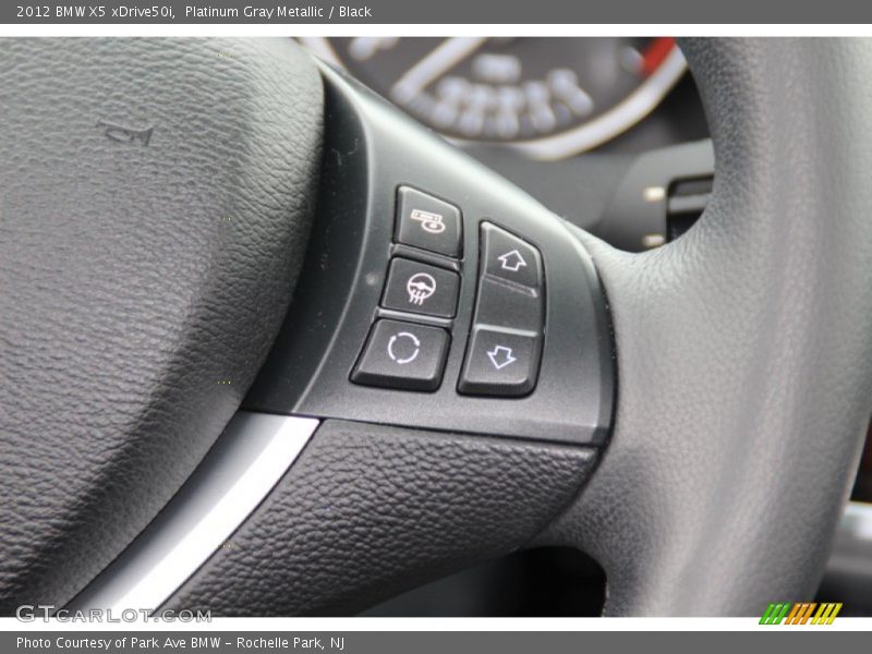 Platinum Gray Metallic / Black 2012 BMW X5 xDrive50i