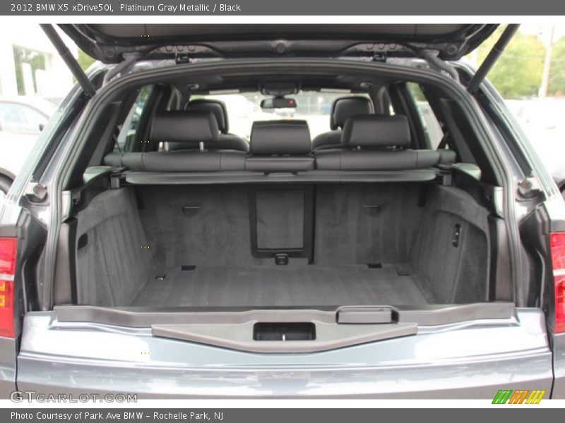 Platinum Gray Metallic / Black 2012 BMW X5 xDrive50i