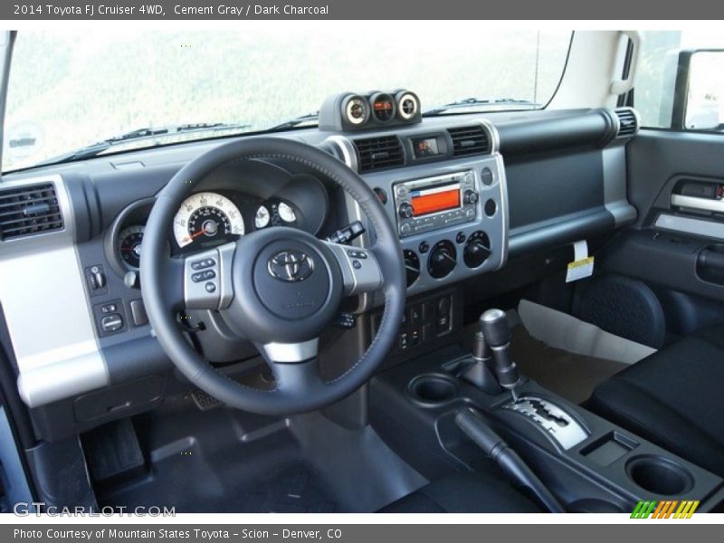 Cement Gray / Dark Charcoal 2014 Toyota FJ Cruiser 4WD