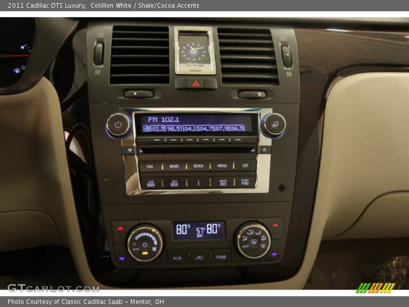 Controls of 2011 DTS Luxury