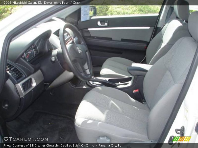 Dover White Pearl / Gray 2008 Mitsubishi Galant ES