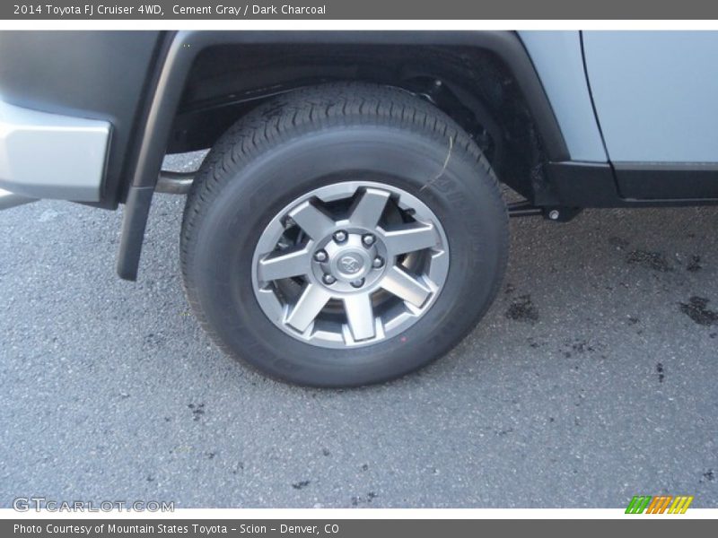 Cement Gray / Dark Charcoal 2014 Toyota FJ Cruiser 4WD