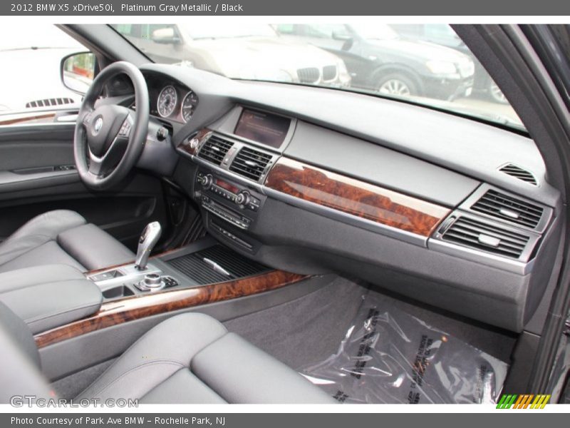 Platinum Gray Metallic / Black 2012 BMW X5 xDrive50i