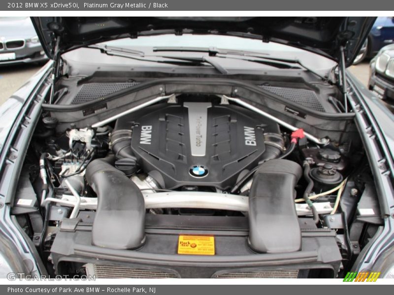 Platinum Gray Metallic / Black 2012 BMW X5 xDrive50i