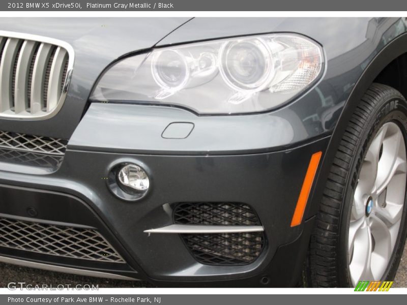 Platinum Gray Metallic / Black 2012 BMW X5 xDrive50i