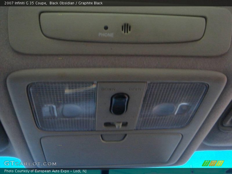 Black Obsidian / Graphite Black 2007 Infiniti G 35 Coupe