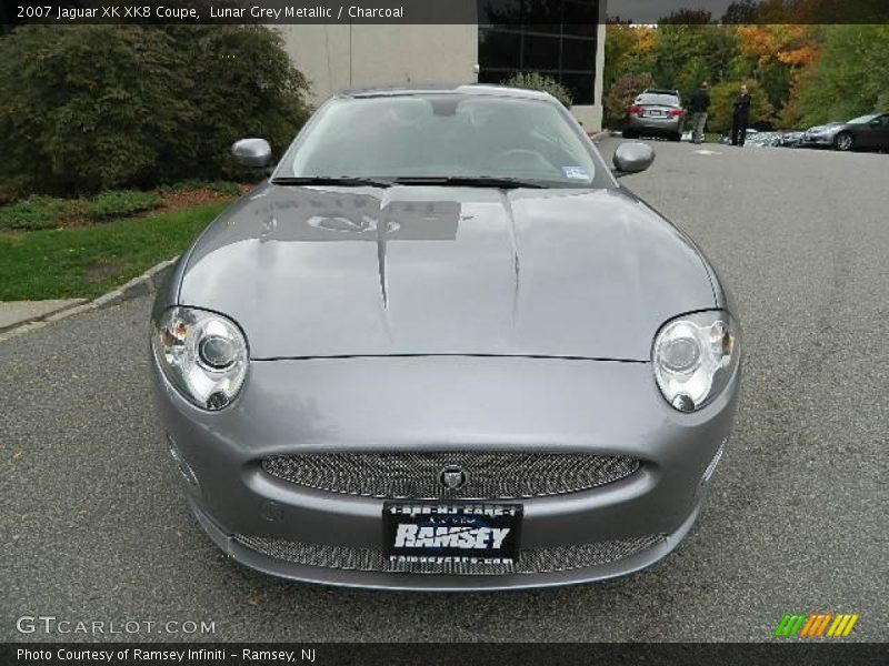 Lunar Grey Metallic / Charcoal 2007 Jaguar XK XK8 Coupe