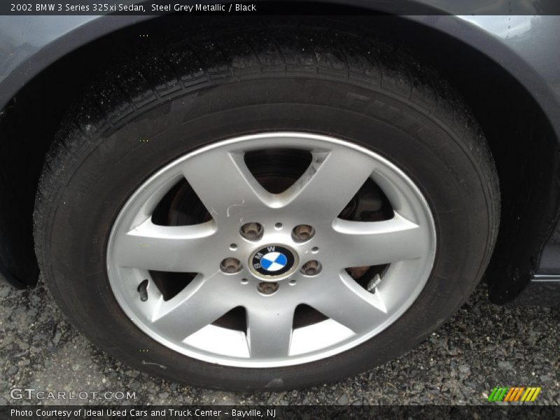 Steel Grey Metallic / Black 2002 BMW 3 Series 325xi Sedan
