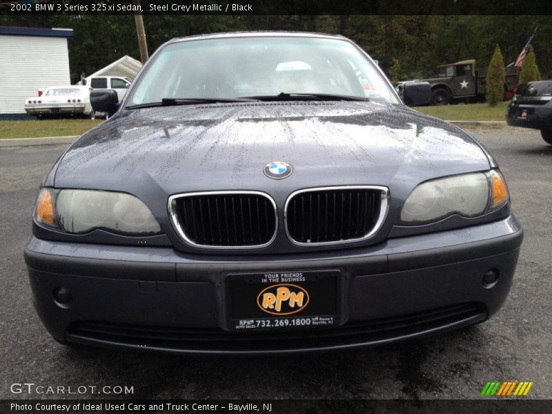 Steel Grey Metallic / Black 2002 BMW 3 Series 325xi Sedan