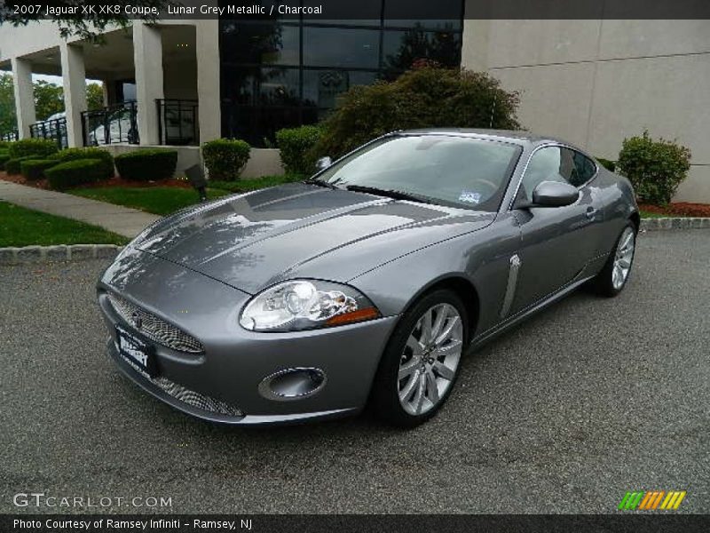 Lunar Grey Metallic / Charcoal 2007 Jaguar XK XK8 Coupe