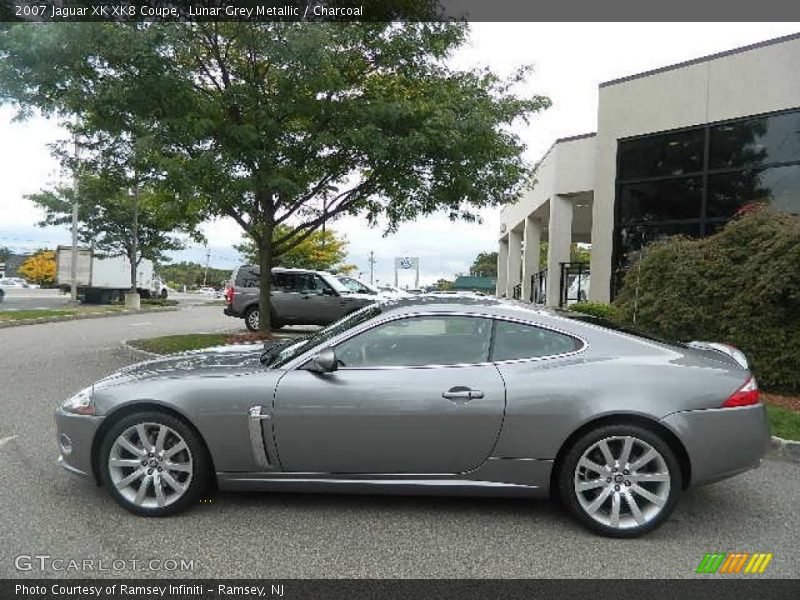 Lunar Grey Metallic / Charcoal 2007 Jaguar XK XK8 Coupe