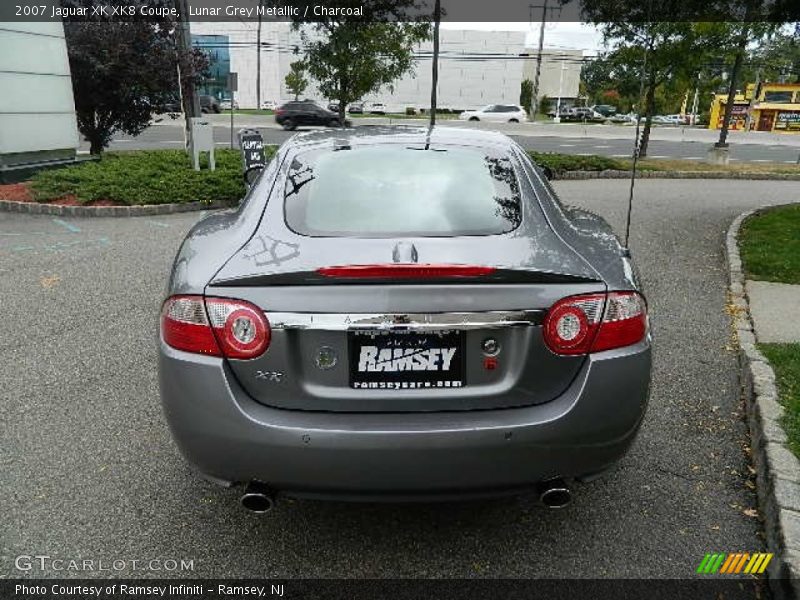 Lunar Grey Metallic / Charcoal 2007 Jaguar XK XK8 Coupe